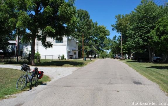 Looking north-northeast on Boundary Street in Cambridge City, Indiana Looking north-northeast on Boundary Street in Cambridge City, Indiana