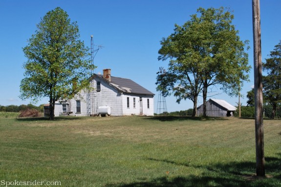 Near the 1809 treaty line in Fayette County, Indiana