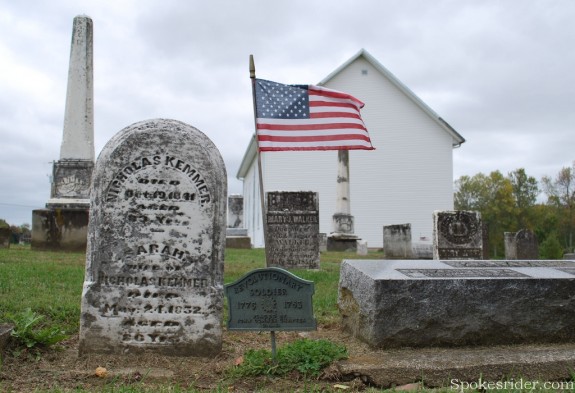 Gravestone of Nicholas and Sarah Kemmer 